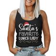 Santa's Favorite Lunch Lady Ugly Sweater Christmas Women Tank Top