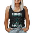 Science Teacher Atom Chemists School Educator Instructor Women Tank Top