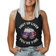 Shut Up Liver Youre Fine 4Th Of July Beer Drinking Drinking s Women Tank Top