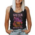 Sister Of The Birthday Girl Pink Boots Cowgirl Matching For Sister Women Tank Top