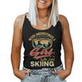 Skiing Girl Never Underestimate Women Tank Top