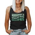 Somebody's Spoiled Blue Collar Wife Collar Worker Club Women Tank Top