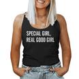 Special Girl Real Good Girl Funny Girls Christmas Women Tank Top Weekend Graphic