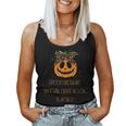 Spooktacular Special Education Teacher Cute Smiling Pumpkin Women Tank Top