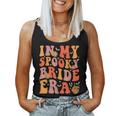 In My Spooky Bride Era Groovy Halloween Wedding Bachelorette Women Tank Top