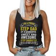 Step Dad Fathers Day Step Daughter Fathers Day Women Tank Top