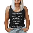 Swedish Wife Christmas Xmas Husband I Never Dreamed Marrying Women Tank Top