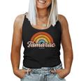 Tamarac Florida Fl Vintage Rainbow Retro 70S Women Tank Top