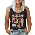 Teacher Thanksgiving One Thankful Teacher Fall Women Tank Top