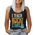 Teaching Rock Stars Rock'n Roll Music Teacher Women Tank Top