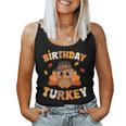 Thanksgiving Birthday Turkey Bday Party Toddler Boy Girl Women Tank Top