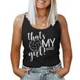 That's My Girl Proud Volleyball Mom Volleyball Mother Women Tank Top