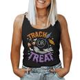 Trach Or Treat Nurse Respiratory Therapist Icu Rn Halloween Women Tank Top