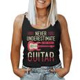 Never Underestimate A Girl With A Guitar Guitar Player Women Tank Top
