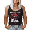 Never Underestimate A Girl Who Loves Chickens Women Tank Top