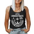 Never Underestimate A Girl Who Waterpolo Waterball Women Tank Top