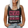 Never Underestimate A Girl Who's A Gymnast Gymnast Women Tank Top