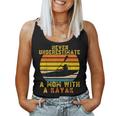 Never Underestimate A Mom With A Kayak Vintage Kayaking Women Tank Top