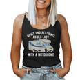 Never Underestimate An Old Lady With A Motorhome Women Tank Top