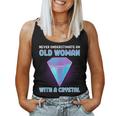 Never Underestimate An Old Woman With A Crystal Crystals Women Tank Top