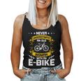 Never Underestimate An Old Woman With An E-Bike Women Tank Top