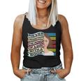 Never Underestimate Power Of Girl With Book Young Rbg Women Tank Top