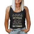 Never Underestimate A Veteran Who Was Born In September Women Tank Top