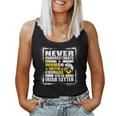Never Underestimate Woman Courage And An Irish Setter Women Tank Top