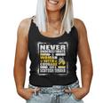 Never Underestimate Woman Courage And A Scottish Terrier Women Tank Top