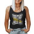 Never Underestimate Woman Courage And A Shar Pei Women Tank Top