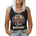 Never Underestimate A Woman With A Rottweiler Women Tank Top