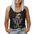 Unicorn Elf Girls Matching Christmas Elf Women Tank Top