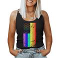 Usa Gay Pride Flag Rainbow Stars & Line Gay Lgbt 4Th Of July Women Tank Top