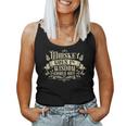Whiskey Goes In Wisdom Comes Out Drinker Drinking Whisky Women Tank Top