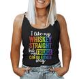 I Like My Whiskey Straight Lgbt Pride Gay Lesbian Women Tank Top