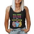 Will Trade Sister For Easter Candy Bunny Eggs Family Costume Women Tank Top