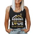 Womens Baby Adding More Love To The House New Expecting Mom Gift Women Tank Top Basic Casual Daily Weekend Graphic