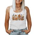 Fall Halloween Latte Scary Horror Coffee Pumpkin Spice For Coffee Lovers Women Tank Top
