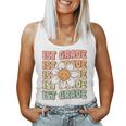 Groovy 1St Grade Back To School First Day Of First Grade Women Tank Top