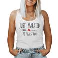 Just Married 70 Years Ago Husband Wife 70Th Anniversary Women Tank Top