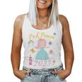Kids 2023 Princess Outfit Girls Happy First Day Of Pre K Women Tank Top Weekend Graphic