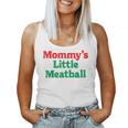 Mommy's Little Meatball Italian Im A Little Meatball Women Tank Top