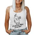 It Rubs The Lotion On Its Skin Adult Humor Sarcastic Novelty Humor Women Tank Top