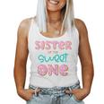 Sister Of Sweet One 1St First Birthday Matching Family Donut Women Tank Top