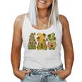 Sunflower Gnome Funny Hippie Gnome Women Men Kid Women Tank Top Basic Casual Daily Weekend Graphic