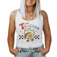 T Is For Teacher And Tacos Funny Back To School Teaching Women Tank Top Weekend Graphic