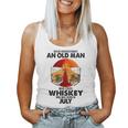 Never Underestimate An Old July Man Who Loves Whiskey Women Tank Top