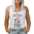 Never Underestimate An Old Lady Who Is Also A Nurse December Women Tank Top
