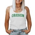 Vintage Oregon Oregon Classic Retro Green Women Tank Top