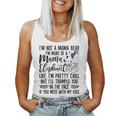 Womens Im Not A Mama Bear Im More Of A Mama Elephant Funny Moms Women Tank Top Basic Casual Daily Weekend Graphic